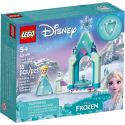 Klocki LEGO 43199 - Dziedziniec zamku Elzy DISNEY PRINCESS